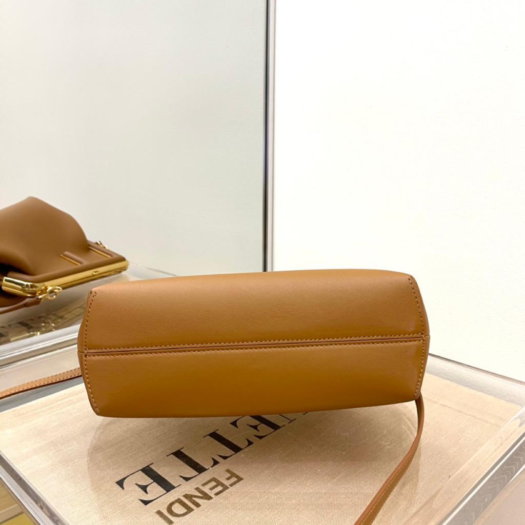 FI First Small Brown For Women, HandBags, Shoulder And Crossbody Bags 10.2in/26cm FF 8BP129AGLAMIEF0NYJ
