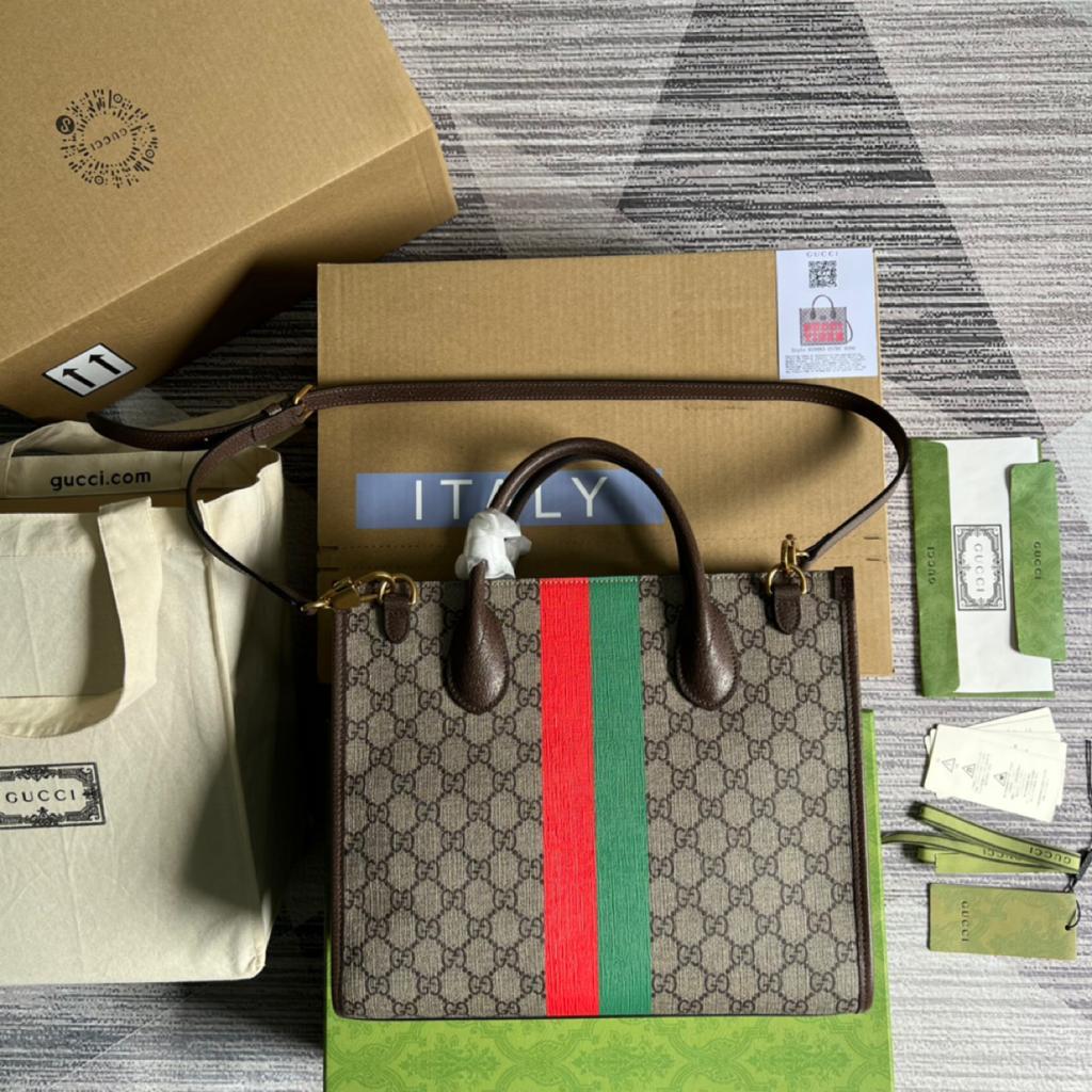 Glami Tiger Glami MeGLAMIum Tote Bag Beige And Ebony Glami Supreme Canvas Brown For Women 14.8in/37.6cm Glami 687827 US7EC 9396