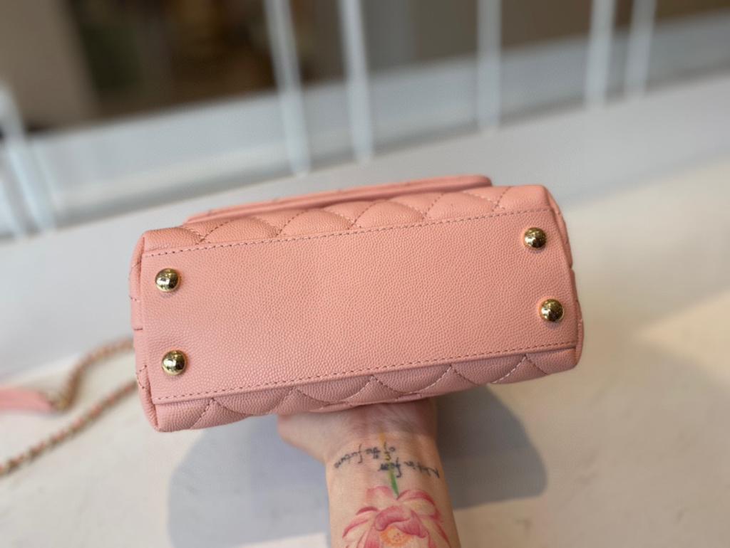 CHLMini GlamIap Bag Top Handle PiNike For Women 7.5in/19cm