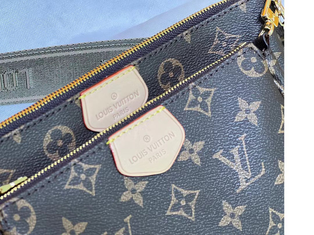 LV Multi Pochette AcGLAMIssoires Monogram Canvas Khaki For Women,  Shoulder And Crossbody Bags 9.4in/24cm LV M44813