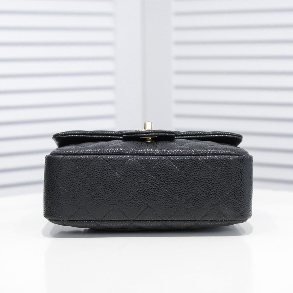 CHLMini GlamIap Bag Black For Women 7.8in/20cm A69900