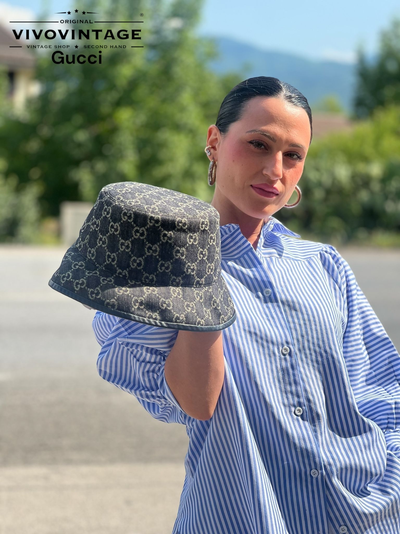 Cappello Gucci Supreme tg L