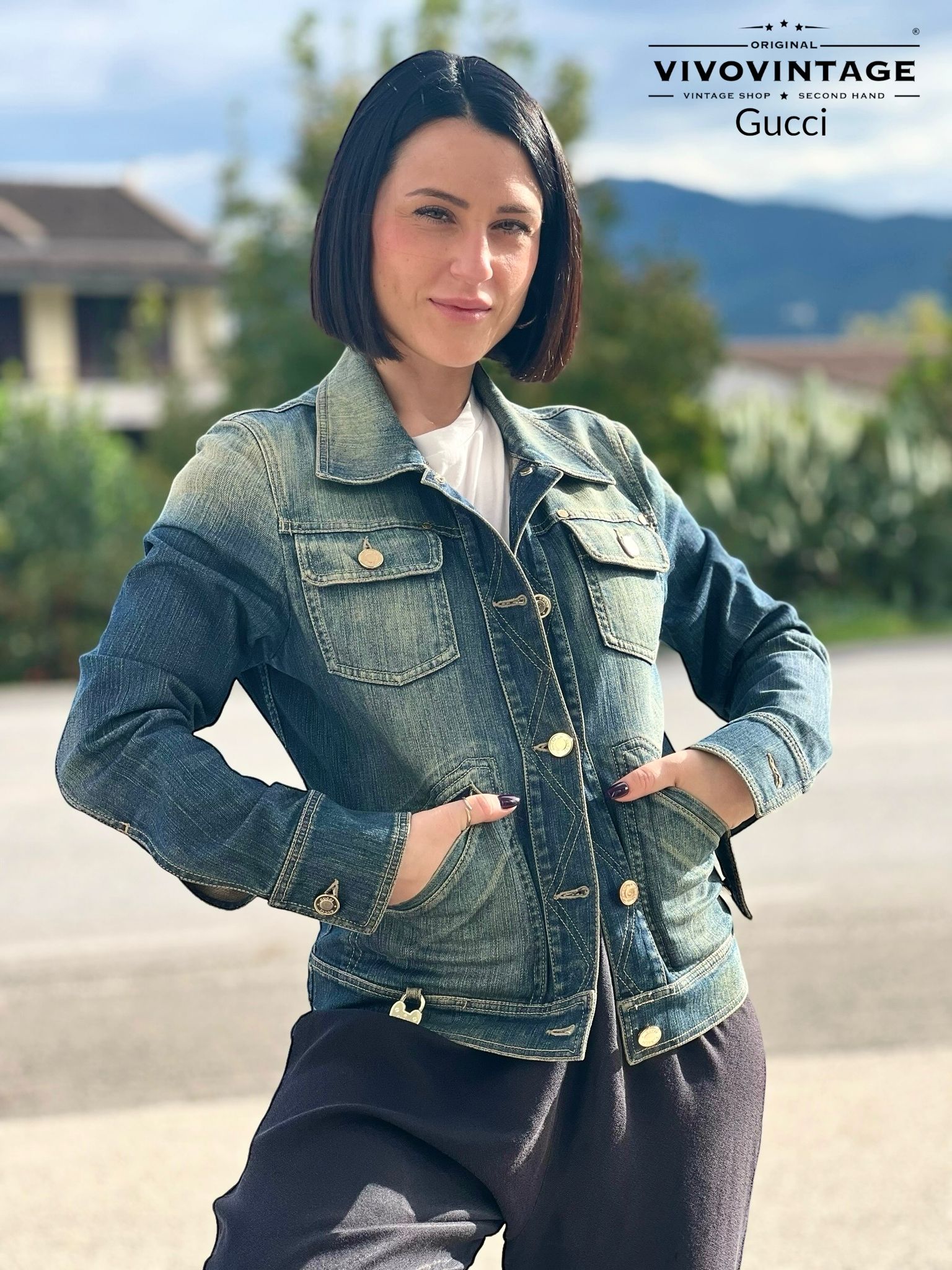 Giacca Gucci jeans tg 40