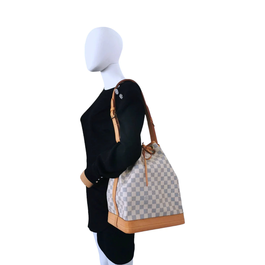 Louis Vuitton Grand NoÃƒÆ’Ã‚Â© Damier Azur Canvas