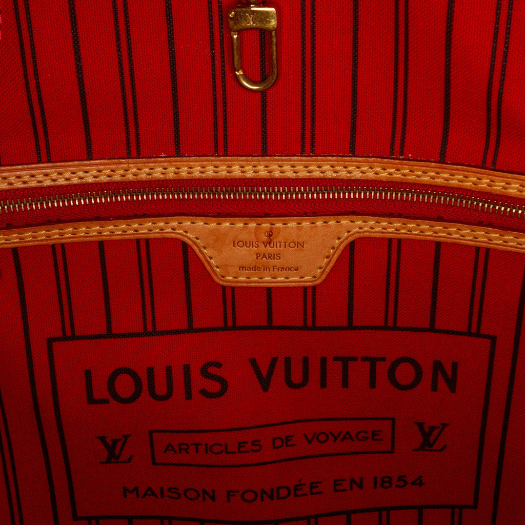 Brown Louis Vuitton Monogram Neverfull MM Tote Bag
