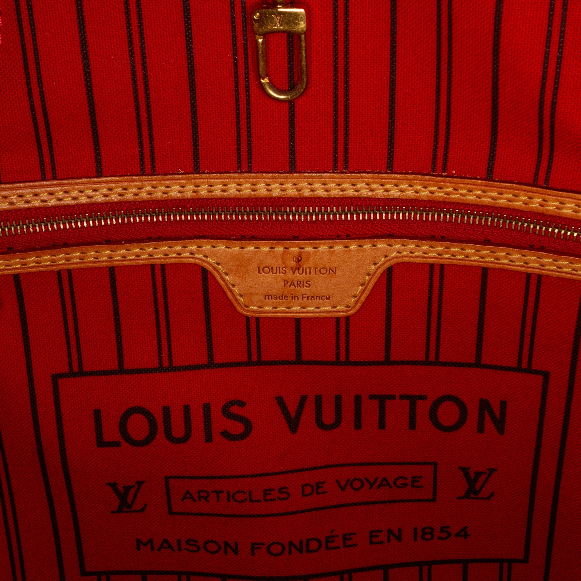 Brown Louis Vuitton Monogram Neverfull MM Tote Bag