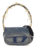Diesel 1Dr Denim And Crystal Shoulder Bag Women