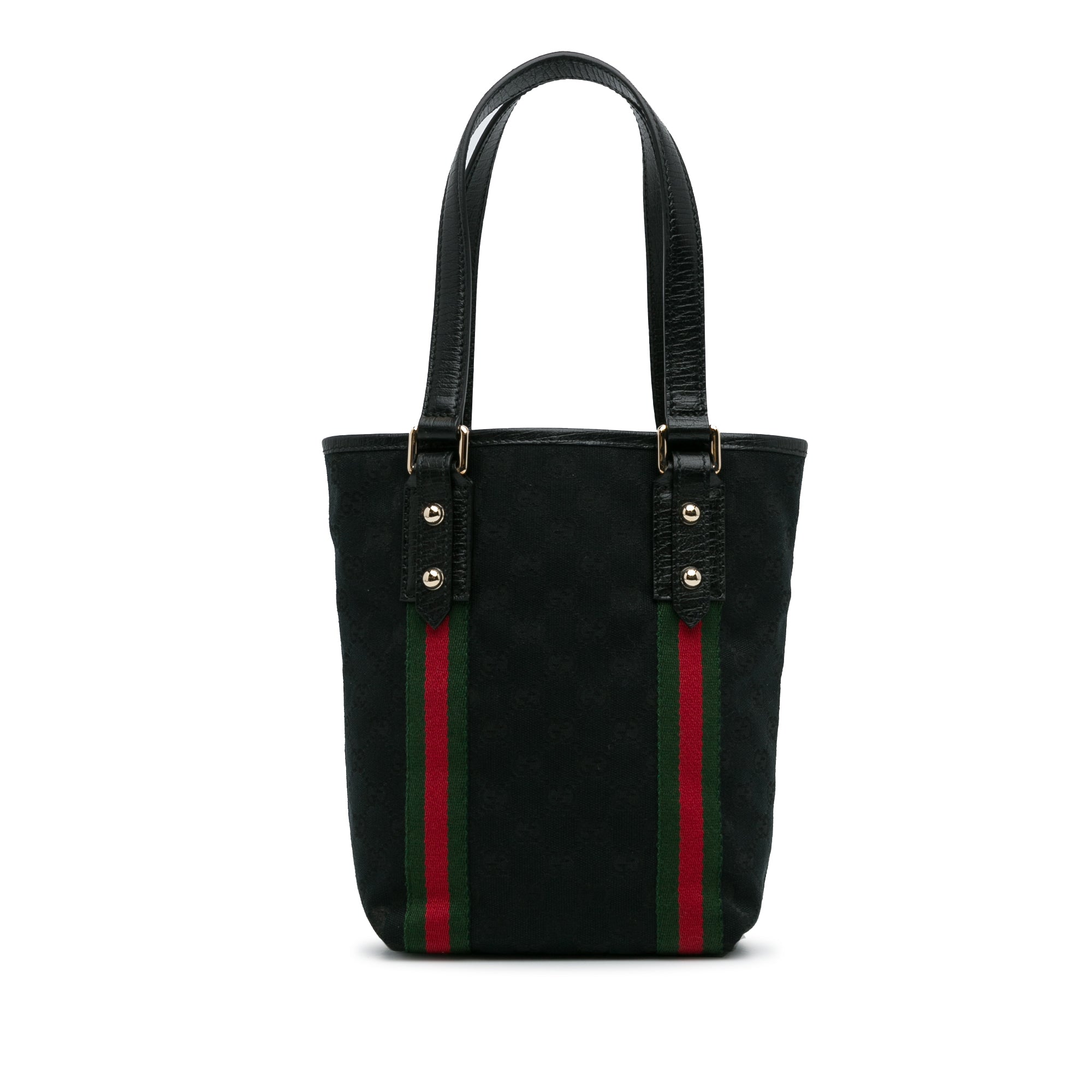 Black Gucci GG Canvas Jolicoeur Tote Bag