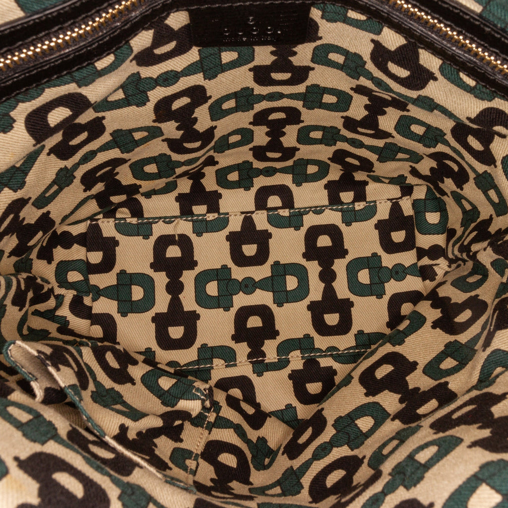 Black Gucci GG Canvas Jolicoeur Tote Bag