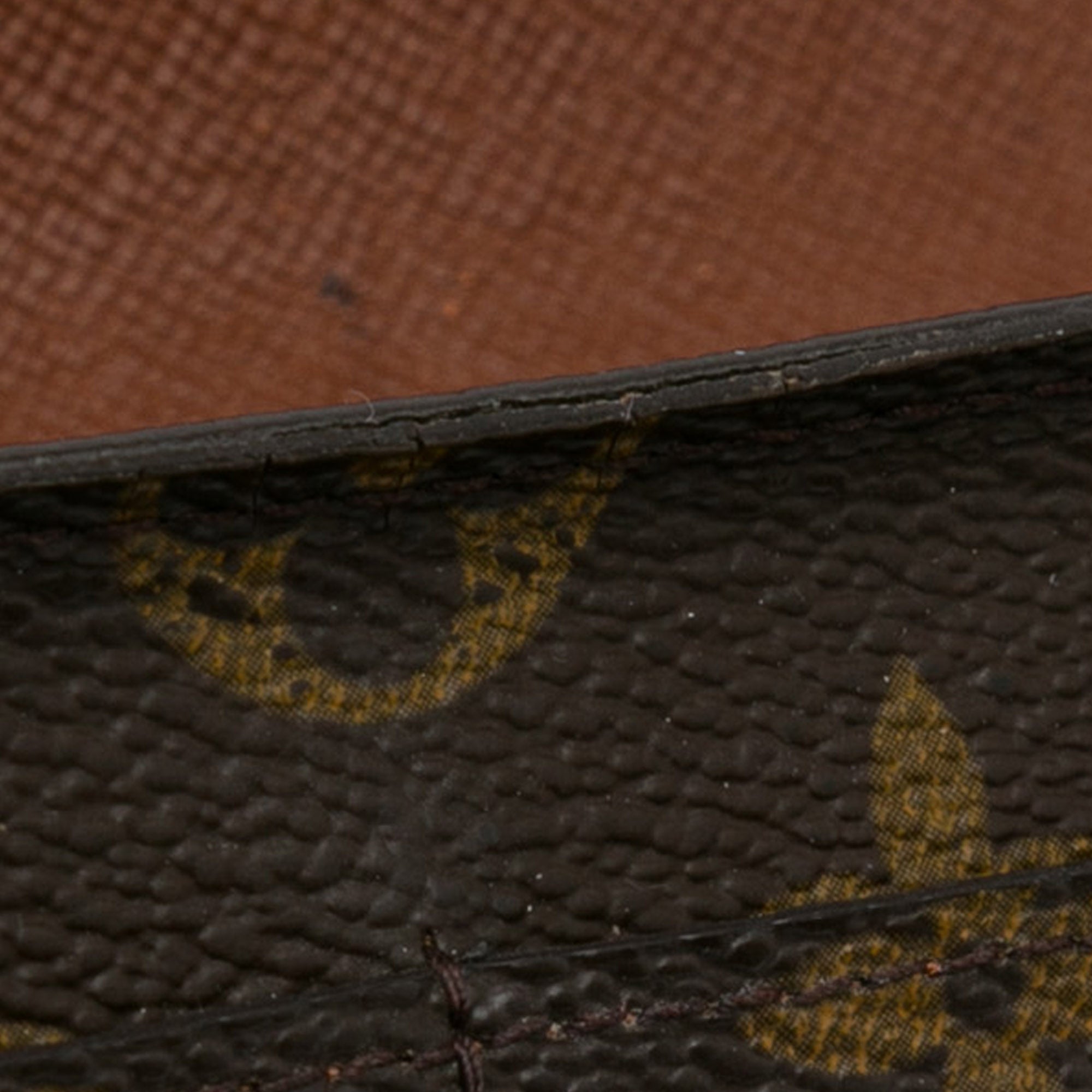Brown Louis Vuitton Monogram Sarah Long Wallet