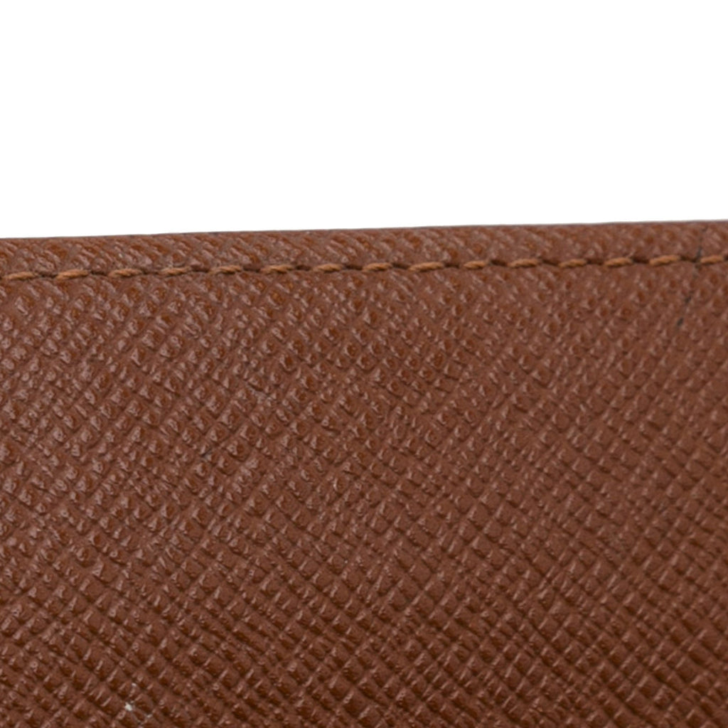 Brown Louis Vuitton Monogram Sarah Long Wallet