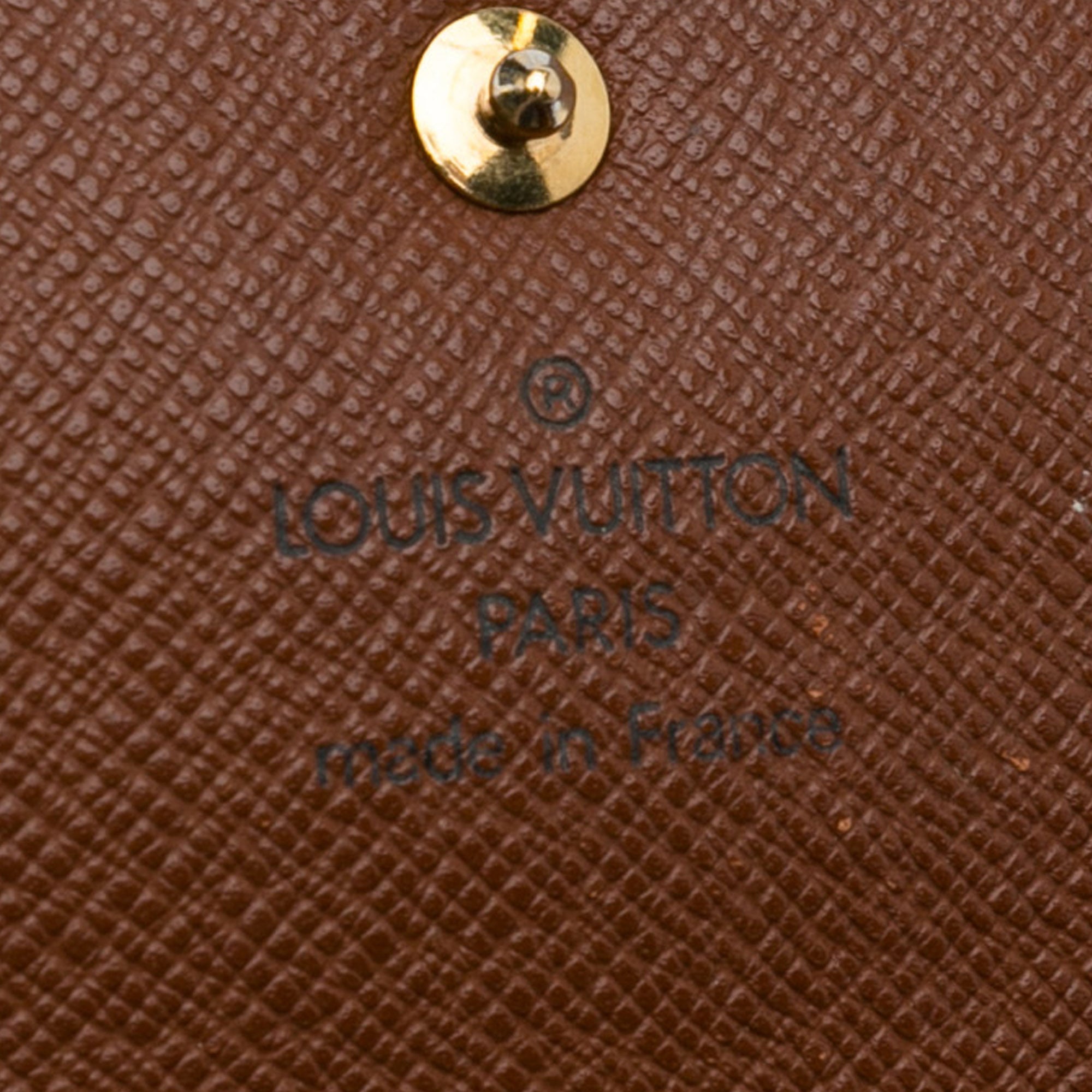 Brown Louis Vuitton Monogram Sarah Long Wallet
