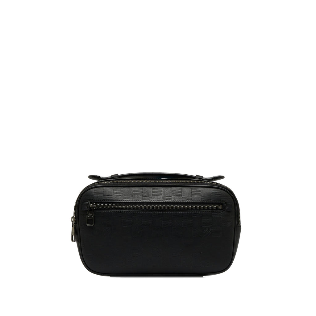 Black Louis Vuitton Damier Inifini Ambler Belt Bag