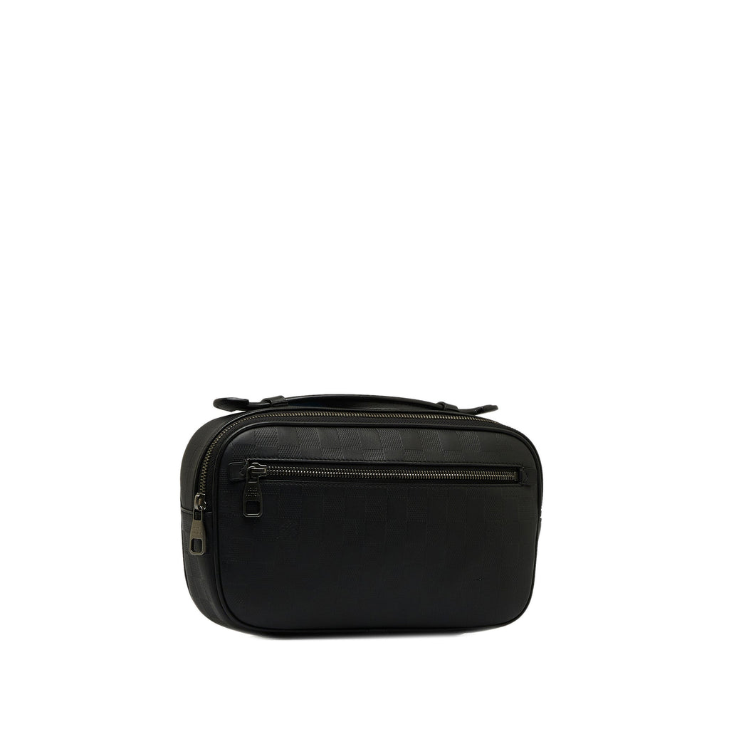 Black Louis Vuitton Damier Inifini Ambler Belt Bag