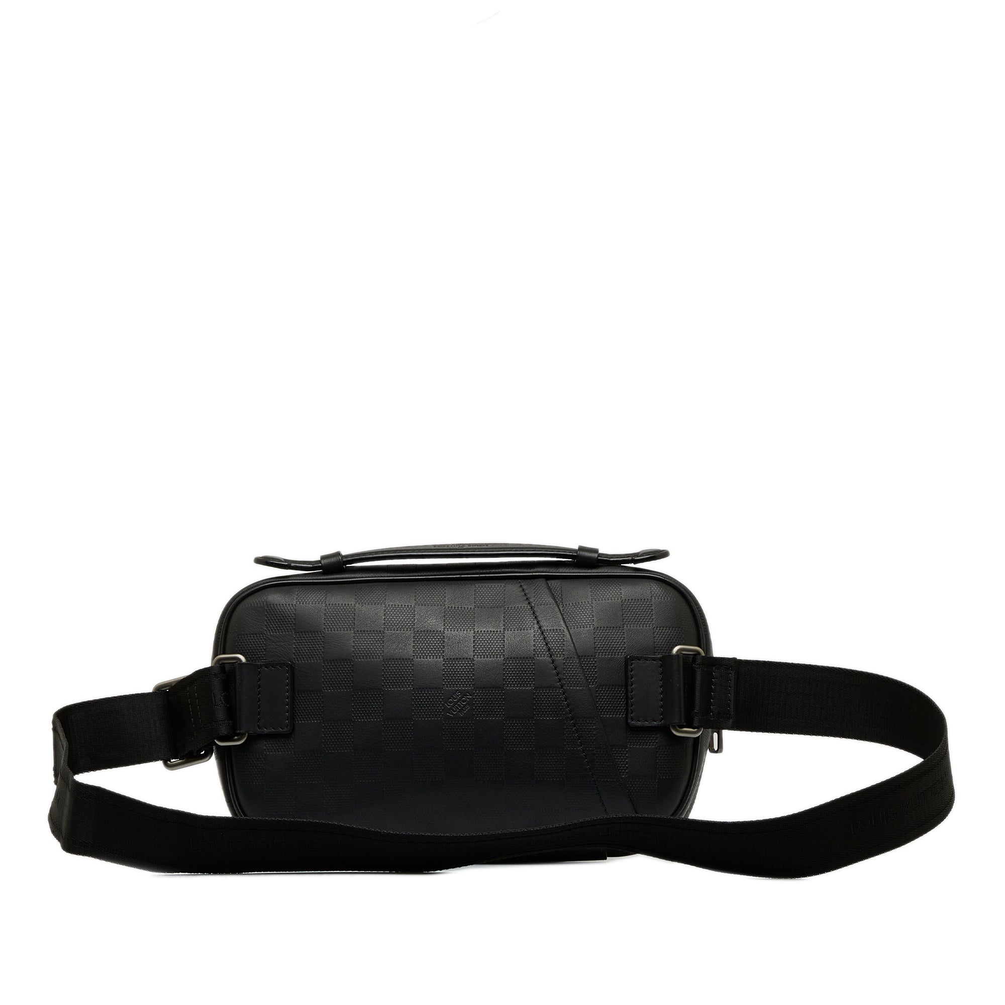 Black Louis Vuitton Damier Inifini Ambler Belt Bag