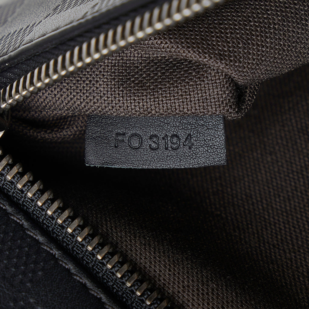 Black Louis Vuitton Damier Inifini Ambler Belt Bag