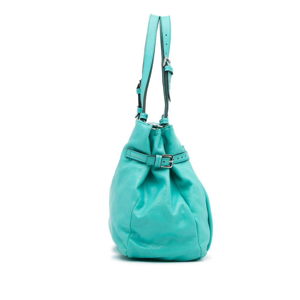 Green Mulberry Leather Tote