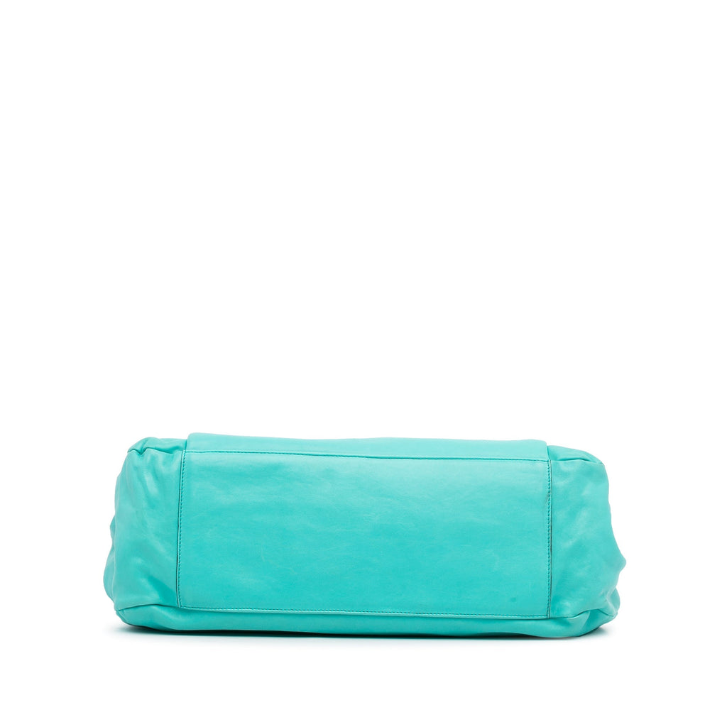 Green Mulberry Leather Tote