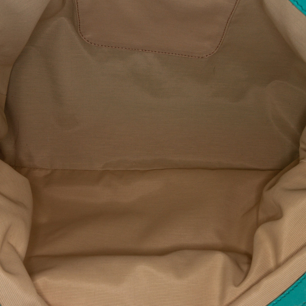 Green Mulberry Leather Tote