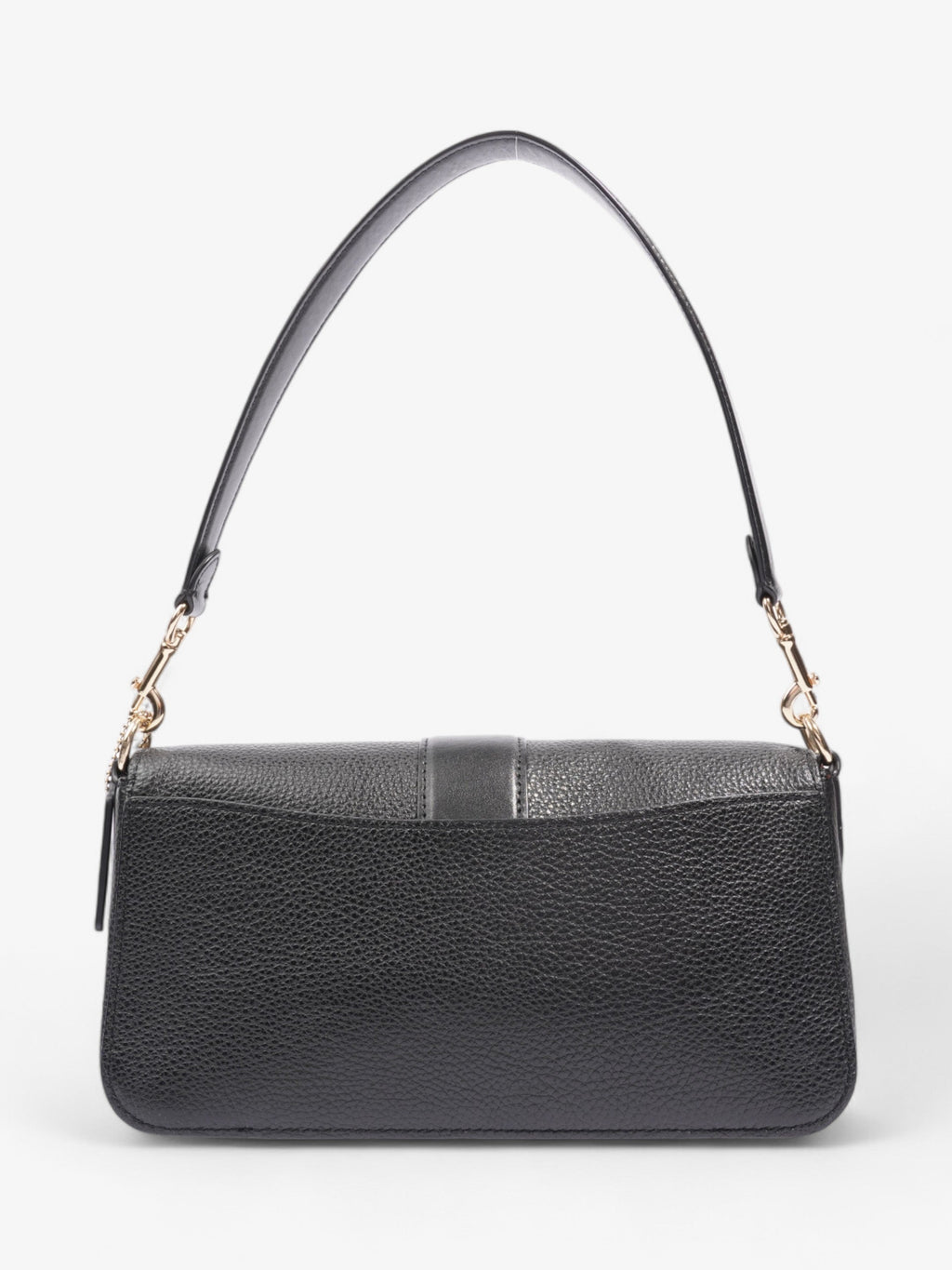 Coach Georgie Crossbody Black Grained Leather