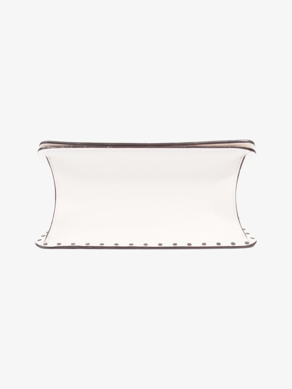 Coach Parker Top Handle Beige / White Calfskin Leather