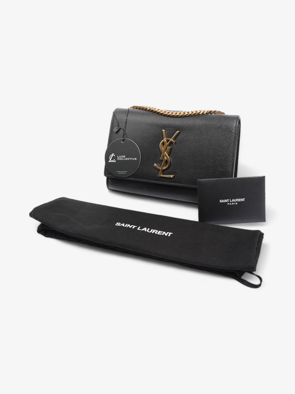 Saint Laurent Kate Black Leather Small