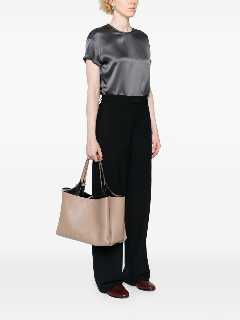 MEDIUM TOTE BAG IN GRAINED LEATHER