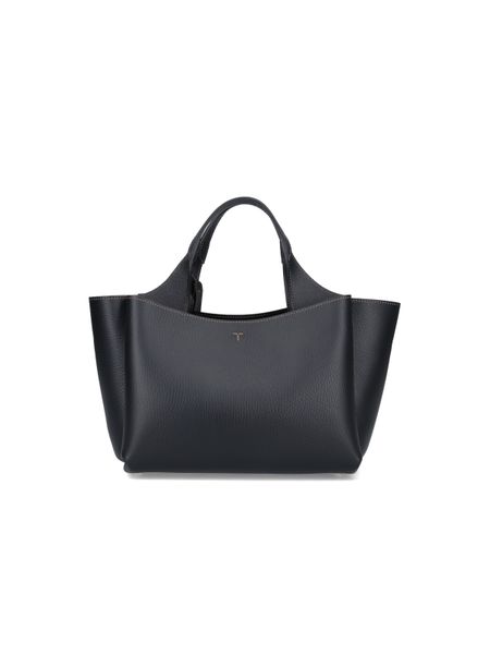 T Timeless Mini Leather Tote Bag