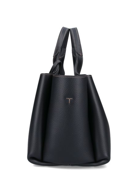 T Timeless Mini Leather Tote Bag