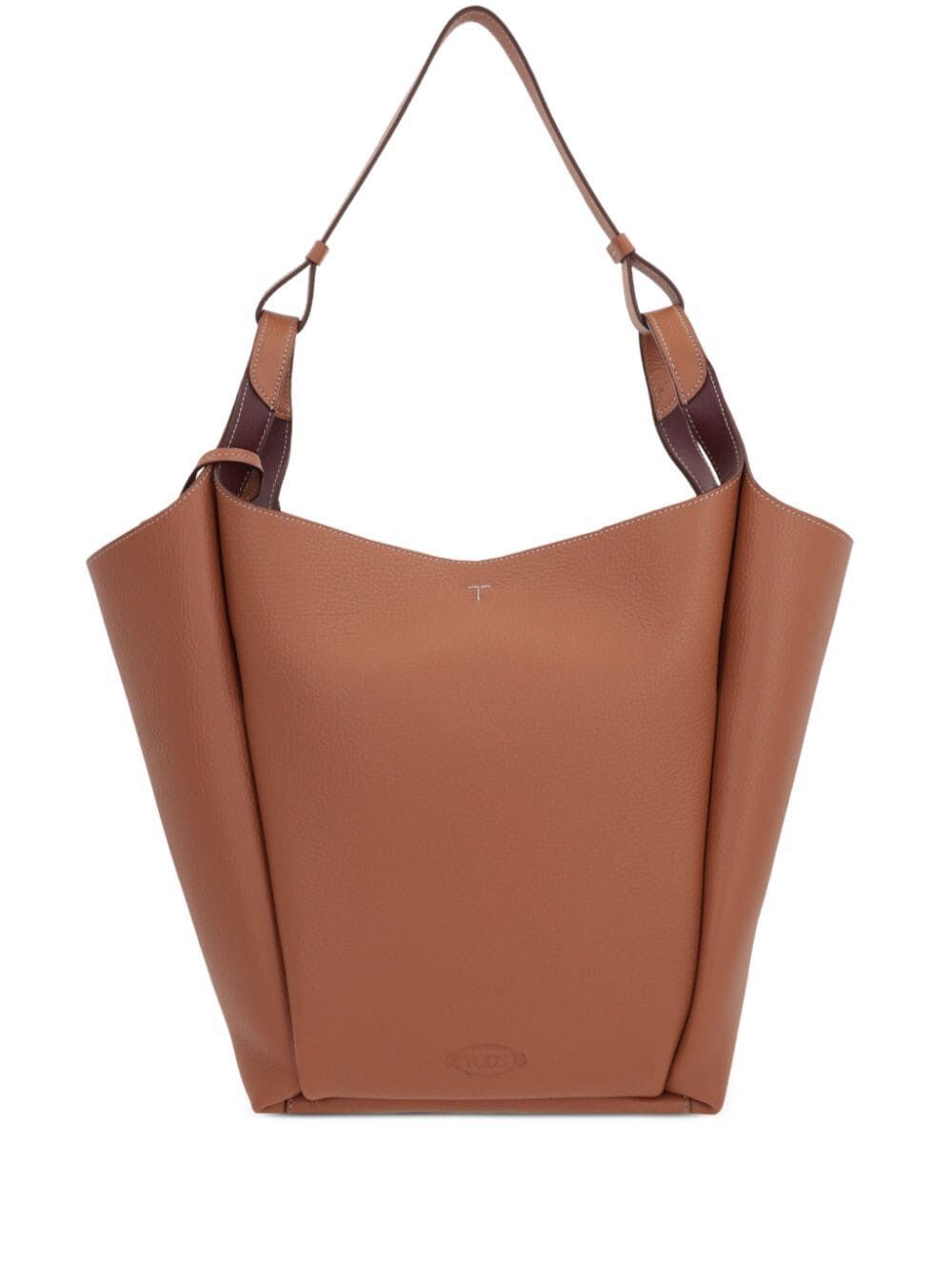 MEDIUM LEATHER BUCKET