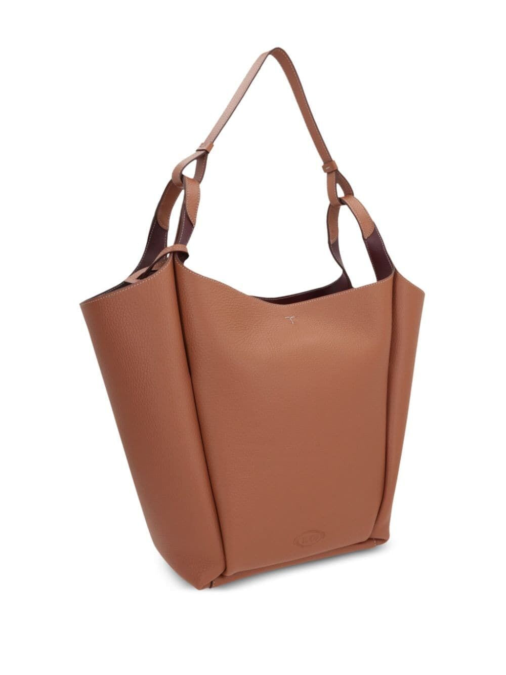 MEDIUM LEATHER BUCKET