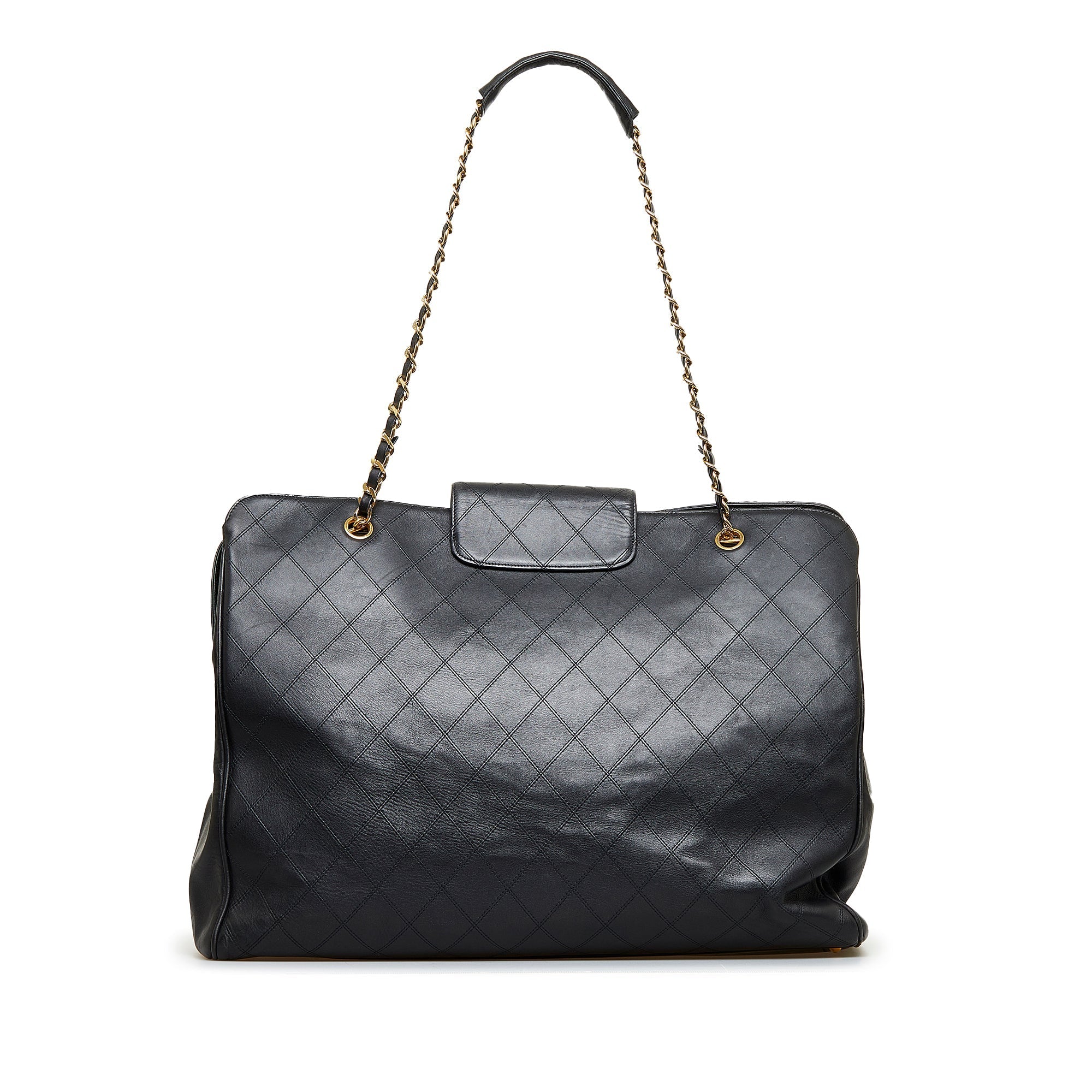 Chanel Supermodel Weekender XL Black Lambskin Gold