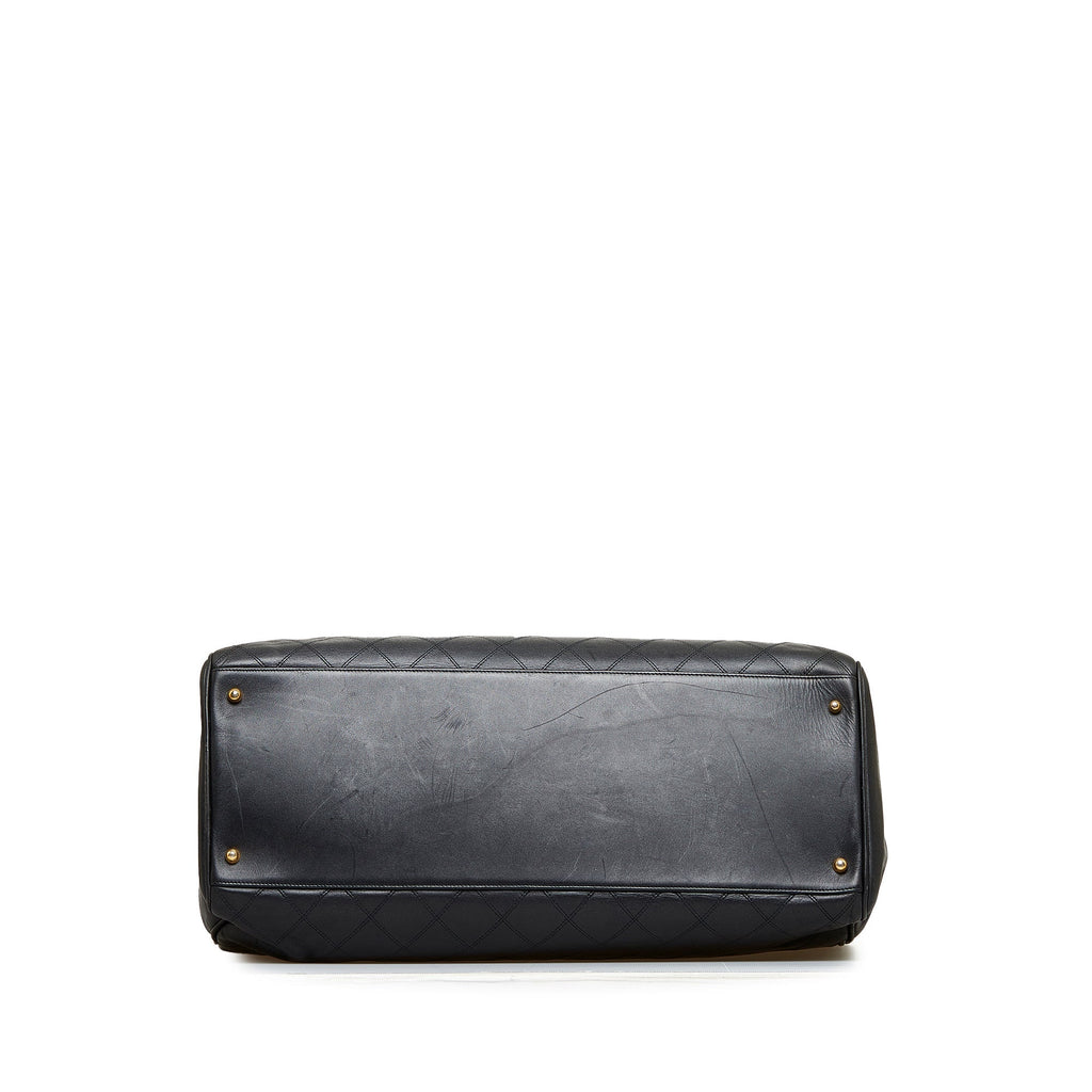 Chanel Supermodel Weekender XL Black Lambskin Gold
