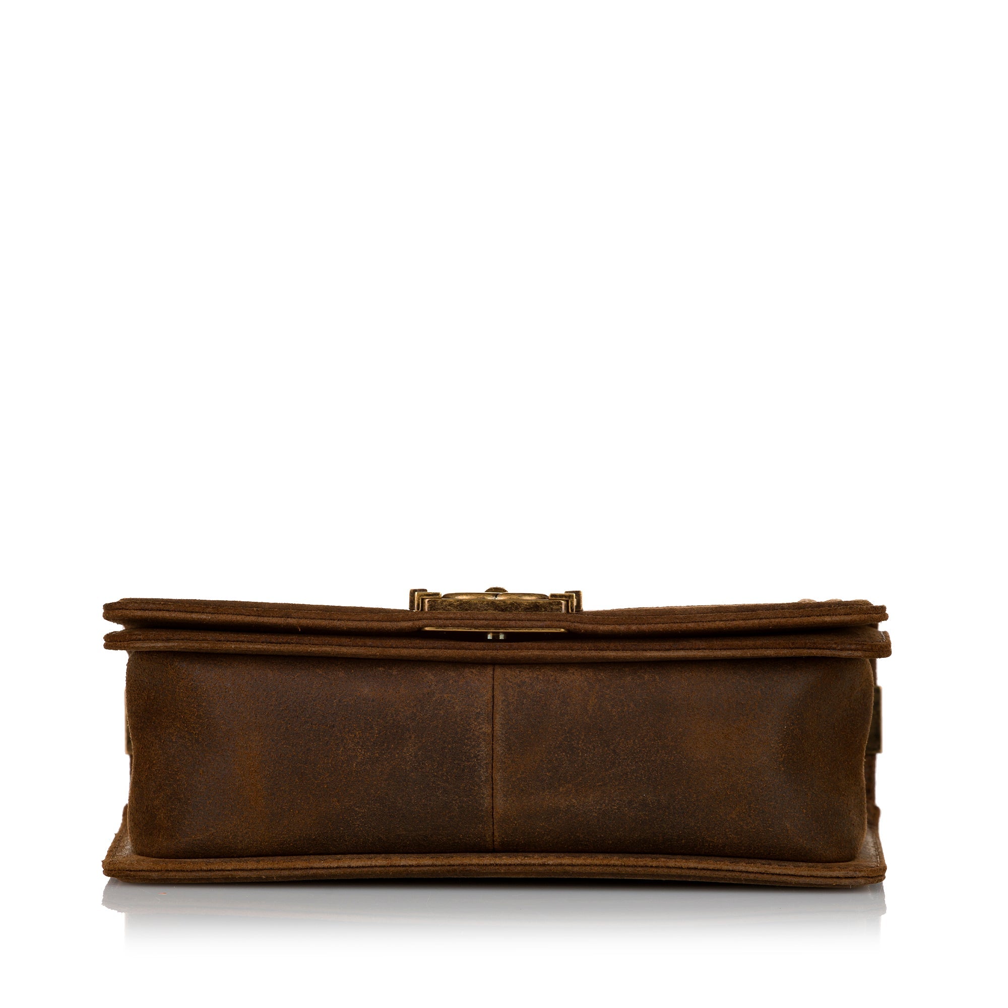 Chanel Boy Flap Brown Lambskin Gold