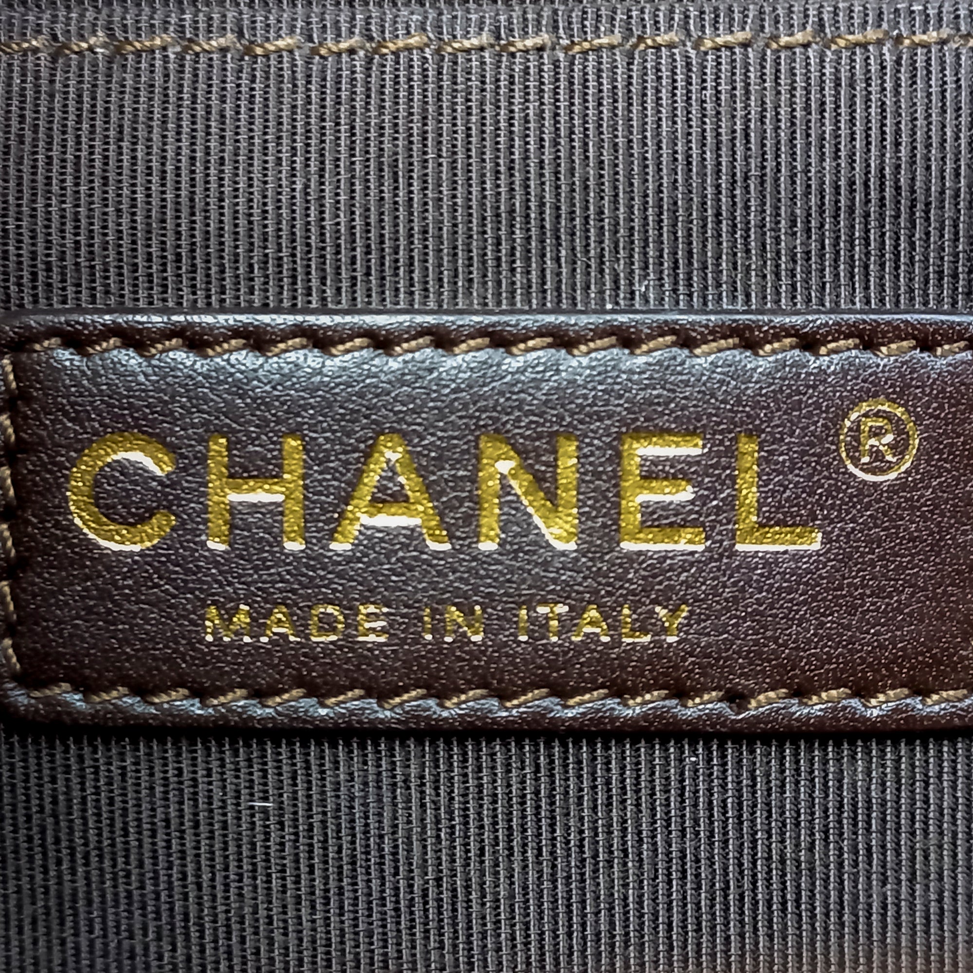 Chanel Boy Flap Brown Lambskin Gold