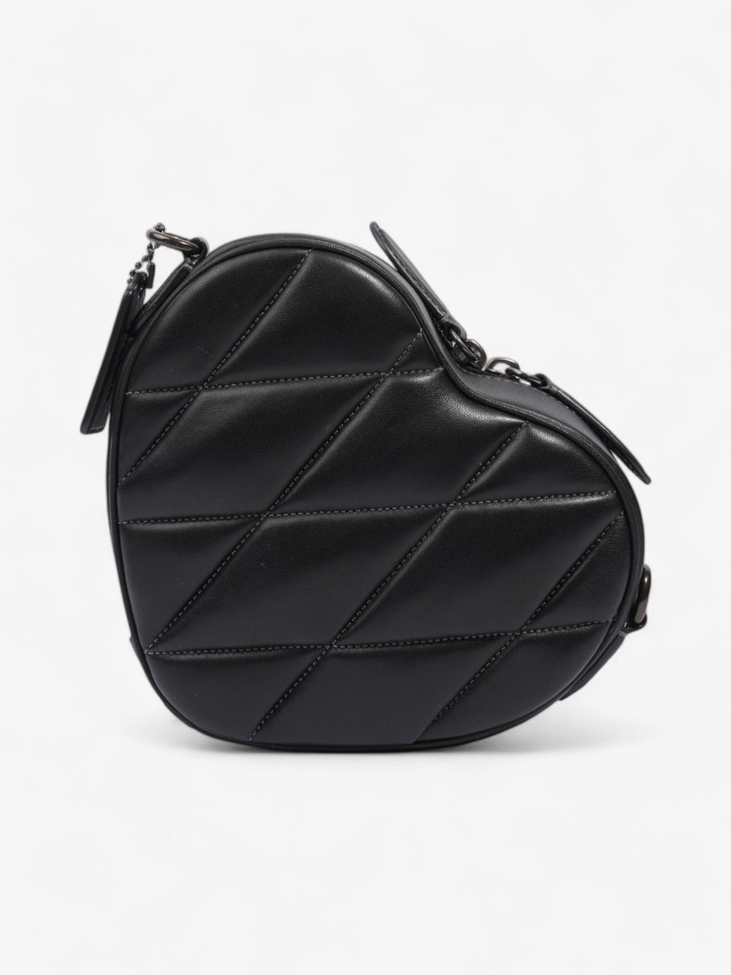 Coach Coach Quilted Heart Bag - Black