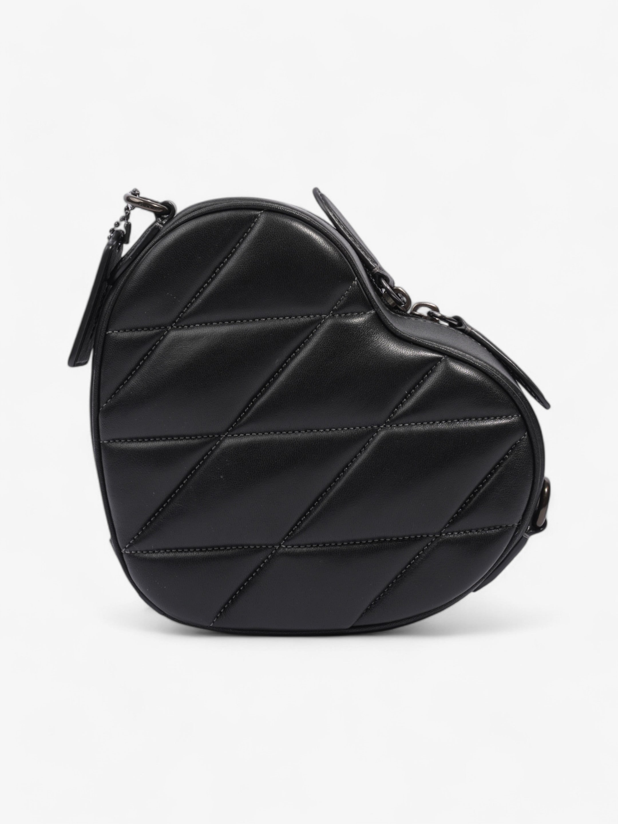 Coach Coach Quilted Heart Bag - Black