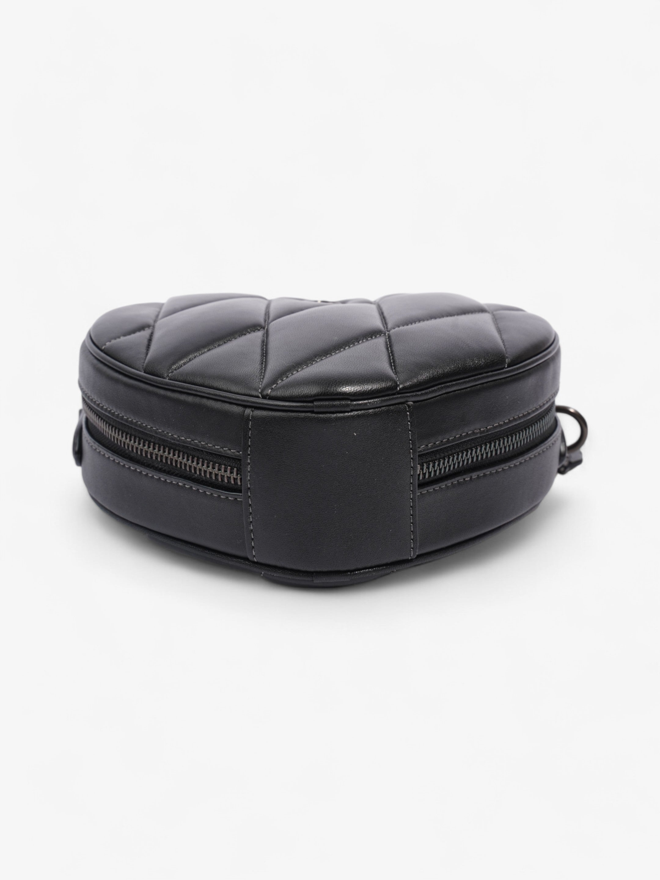 Coach Coach Quilted Heart Bag - Black