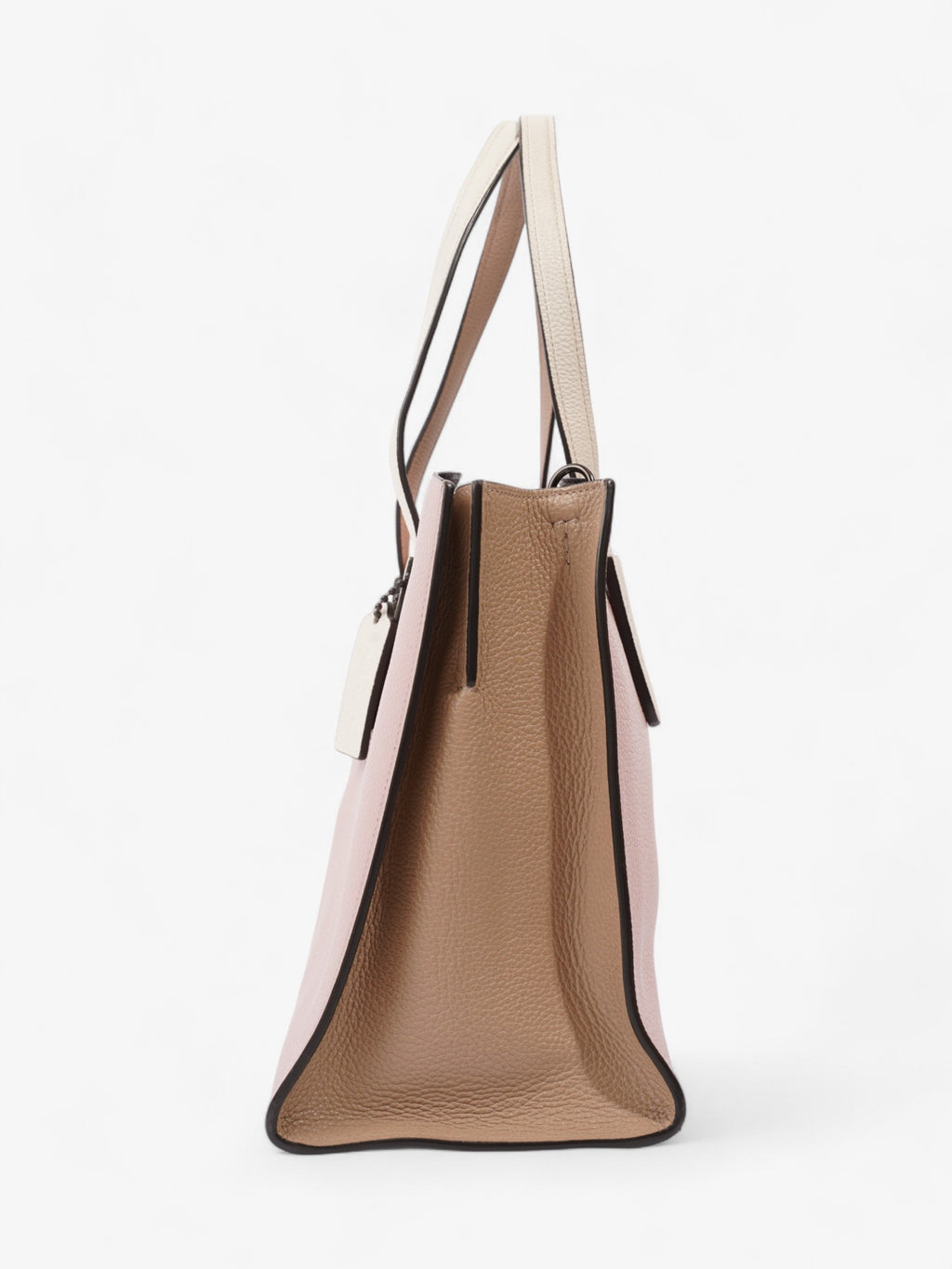 Coach Charlie Carryall Pink / White Leather