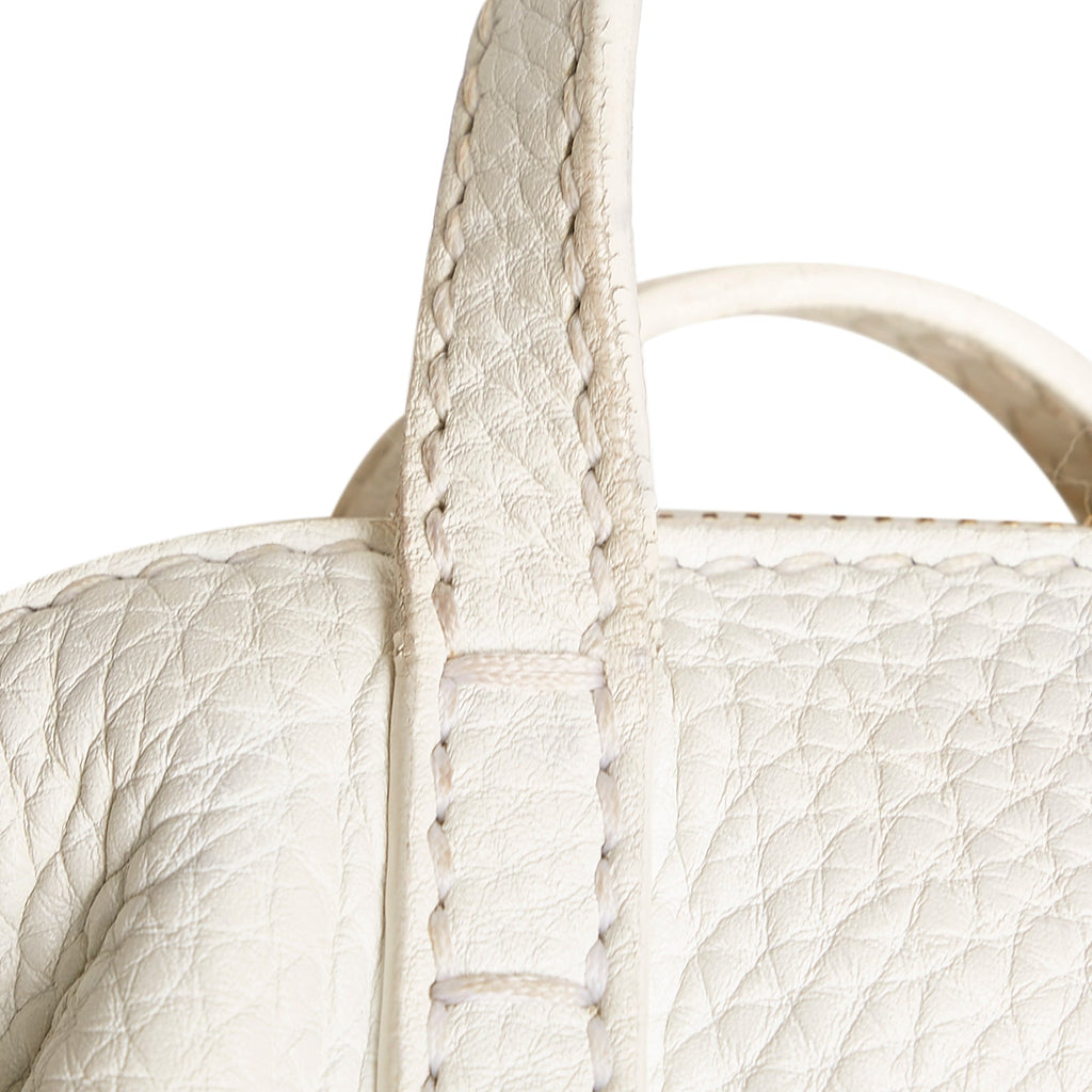 Fendi Selleria 2Bag White Leather