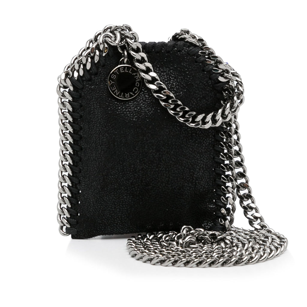 Black Stella McCartney Micro Falabella Tote Satchel