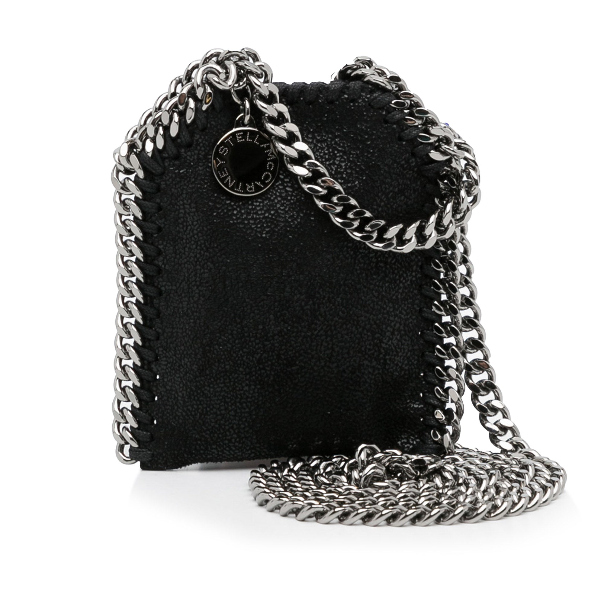 Black Stella McCartney Micro Falabella Tote Satchel