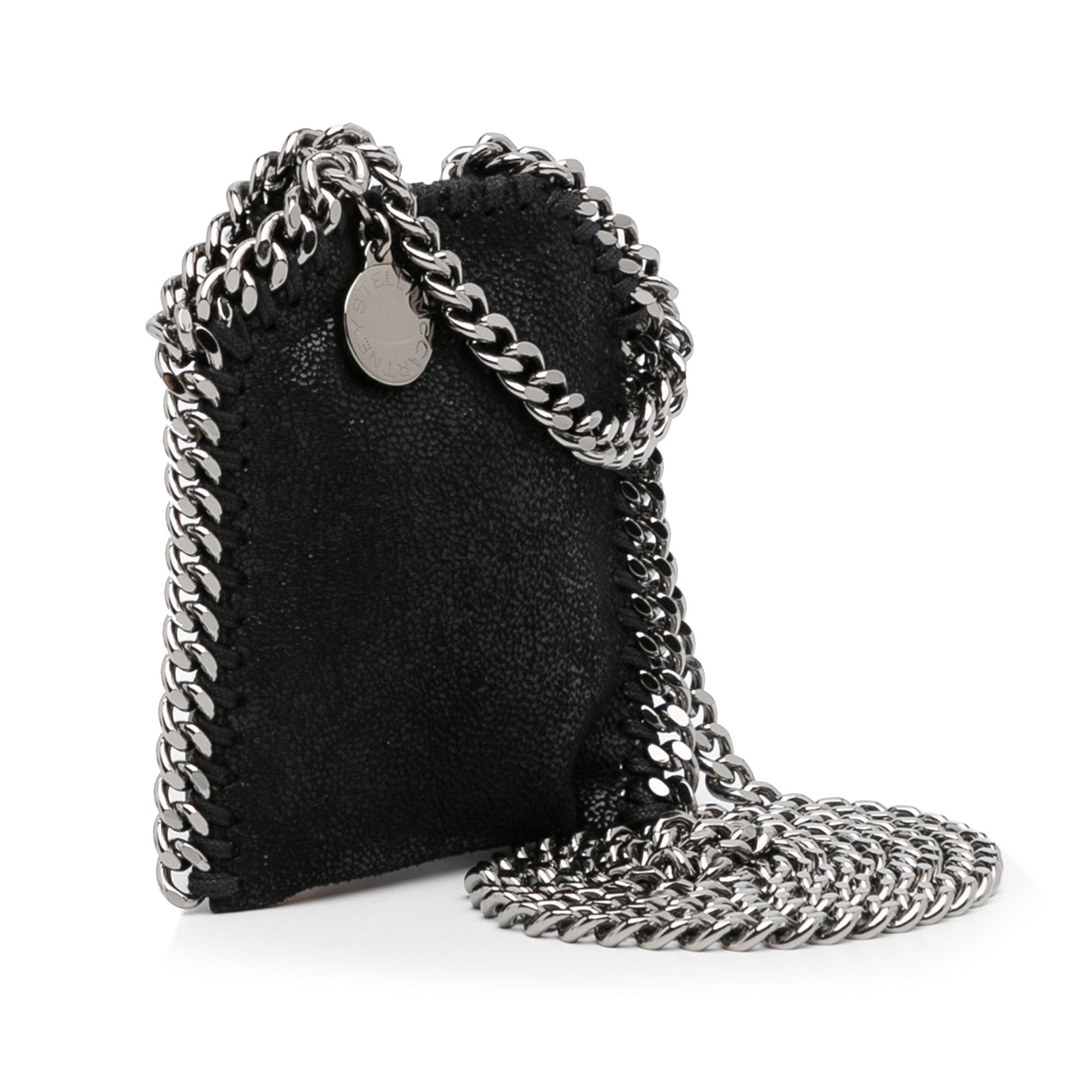 Black Stella McCartney Micro Falabella Tote Satchel