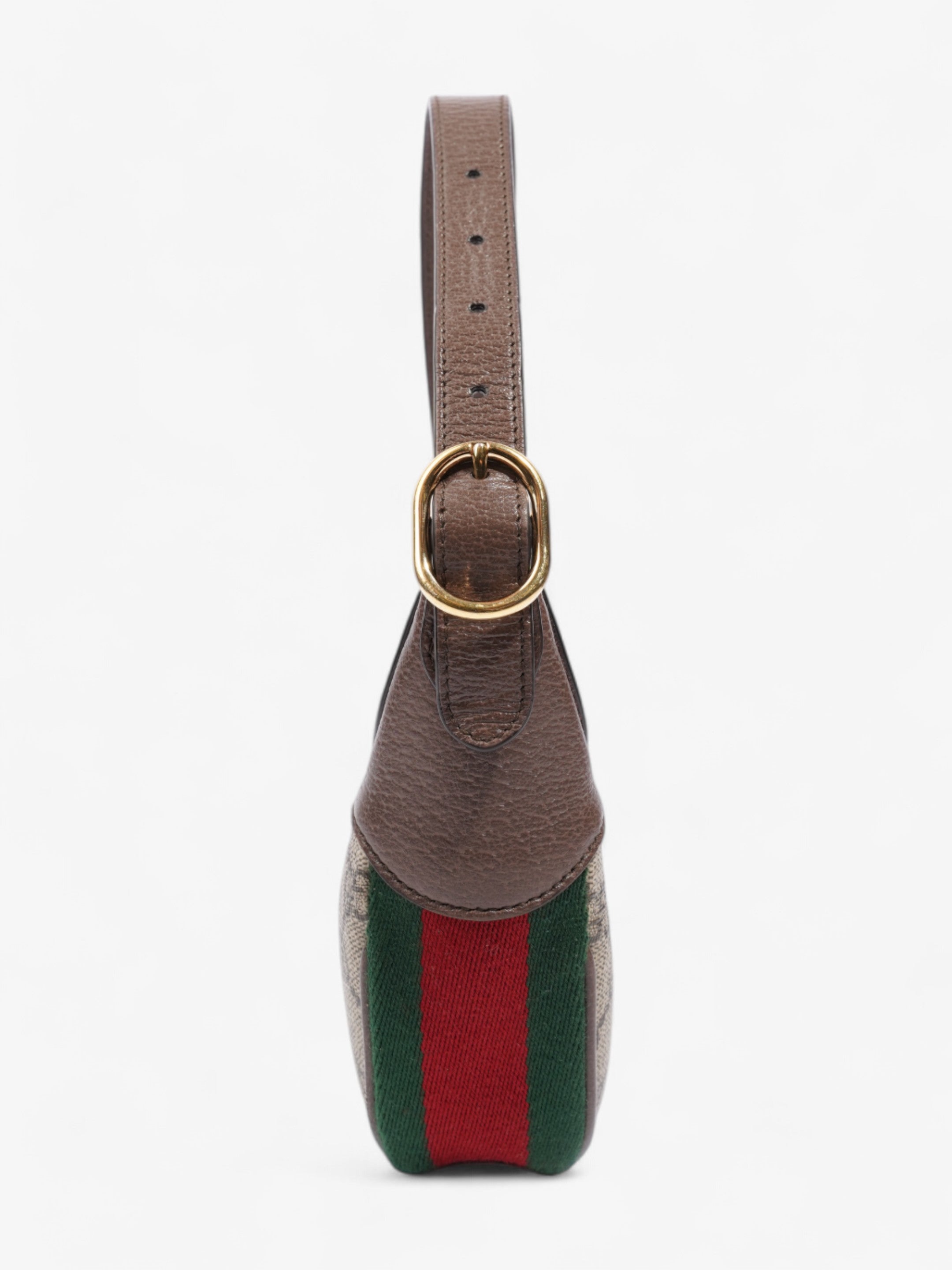 Gucci Ophidia GG Supreme / Brown / Green Canvas Mini
