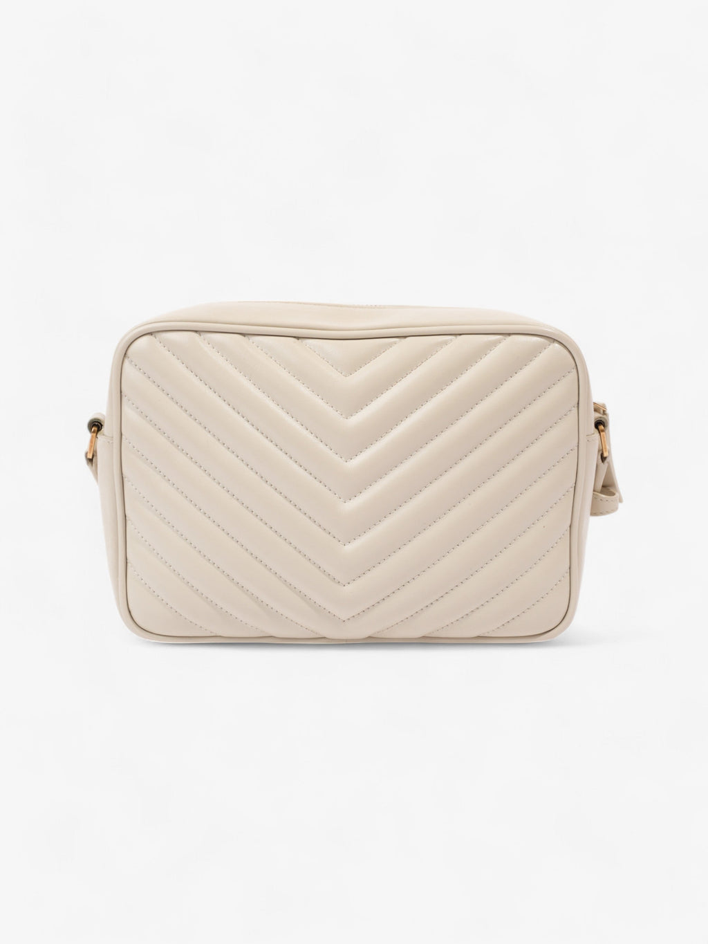 Saint Laurent Lou Camera Bag Cream Matelasse Leather Medium