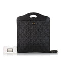 Gucci Morpheus Handbag Black Embroidered Leather