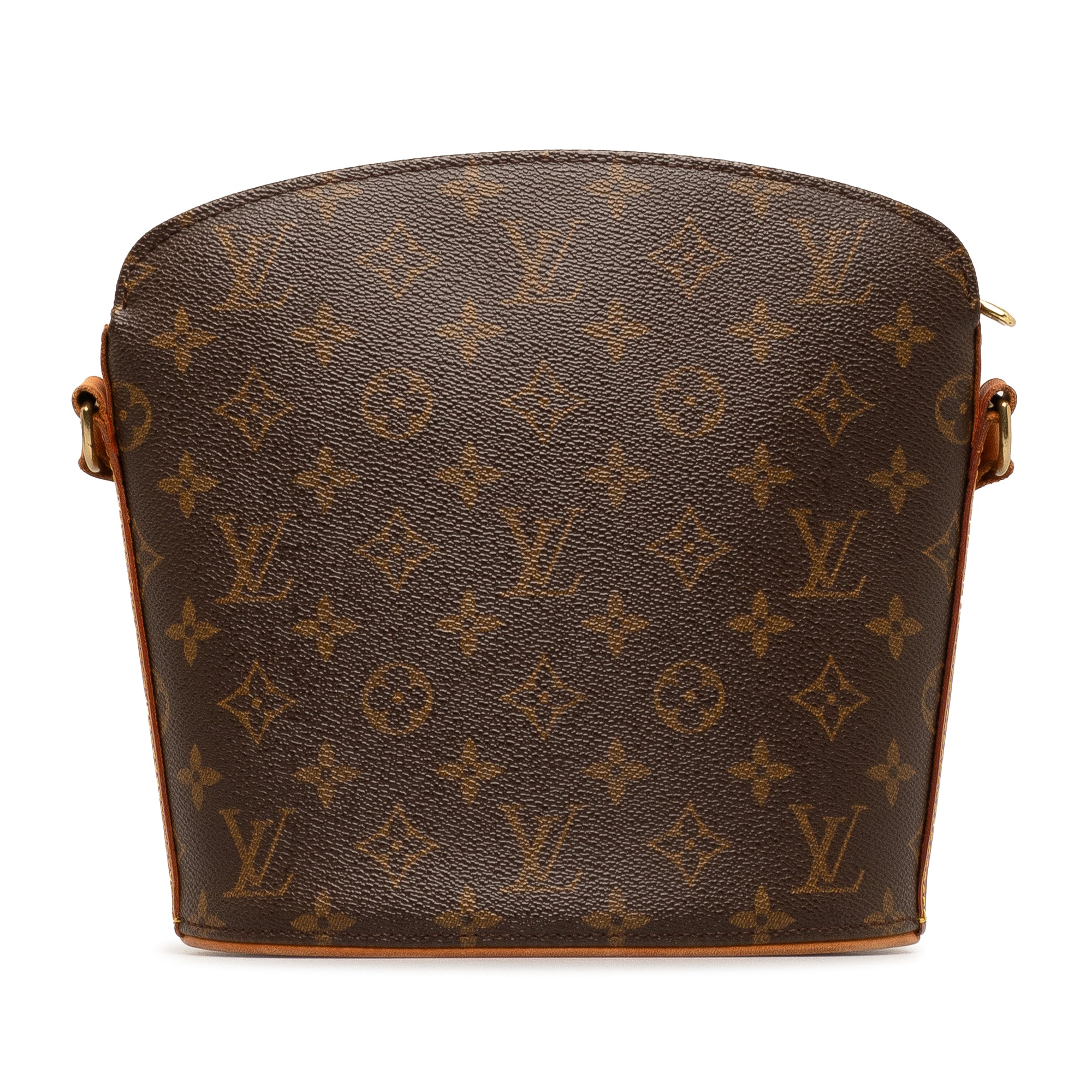 Brown Louis Vuitton Monogram Drouot Crossbody Bag