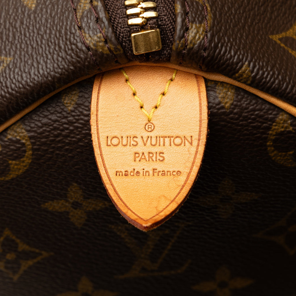 Brown Louis Vuitton Monogram Keepall 50 Travel Bag