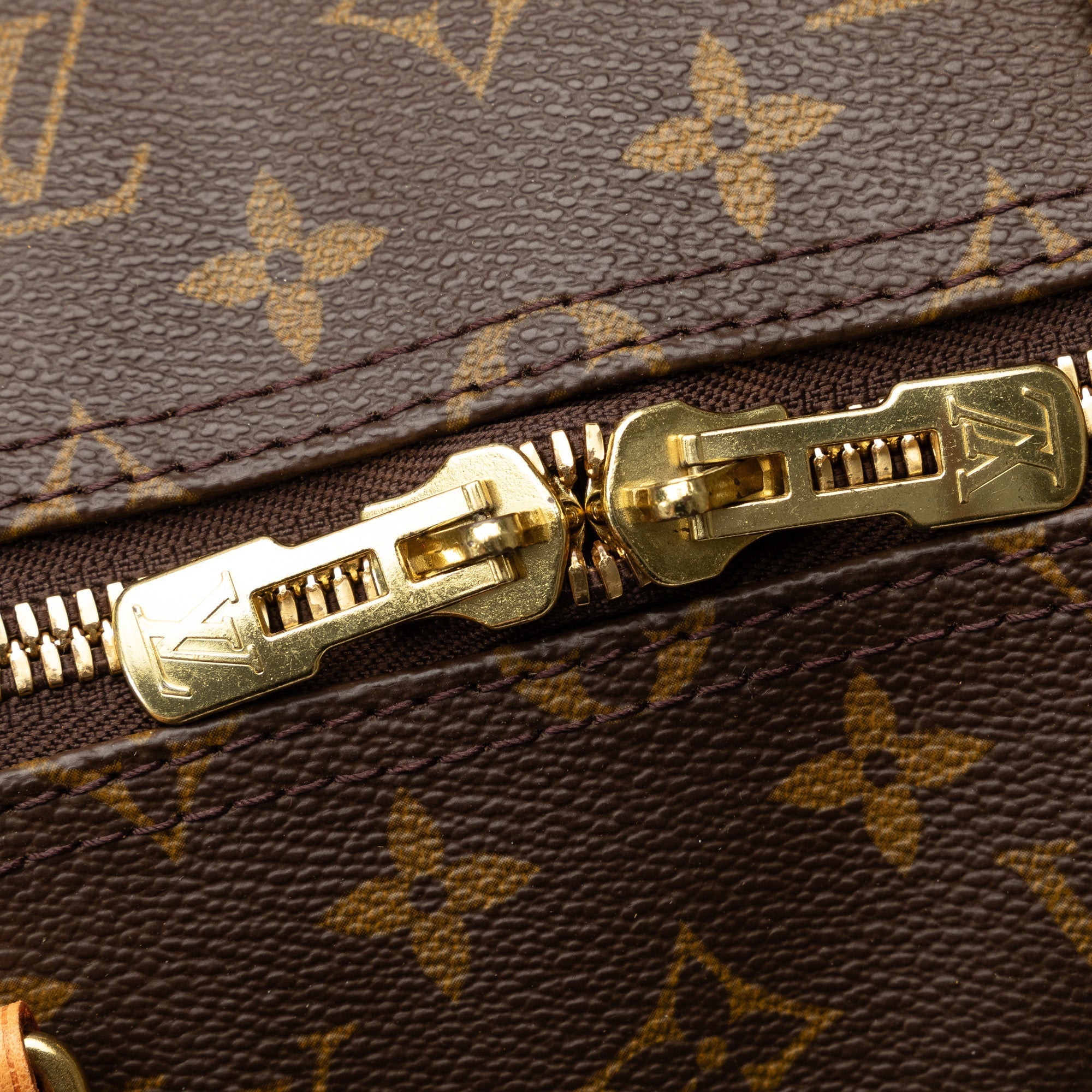 Brown Louis Vuitton Monogram Keepall 50 Travel Bag