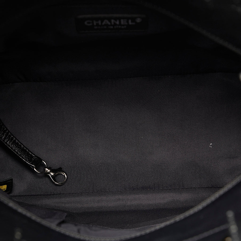 Black Chanel Paris Biarritz PM Tote